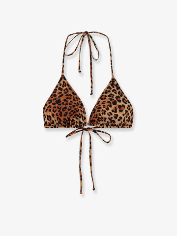 MC2 SAINT BARTH MC2 SAINT BARTH - Leah nylon bikini top with animal print