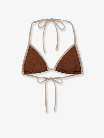 MC2 SAINT BARTH MC2 SAINT BARTH - Leah String Bikini Top with lurex effect