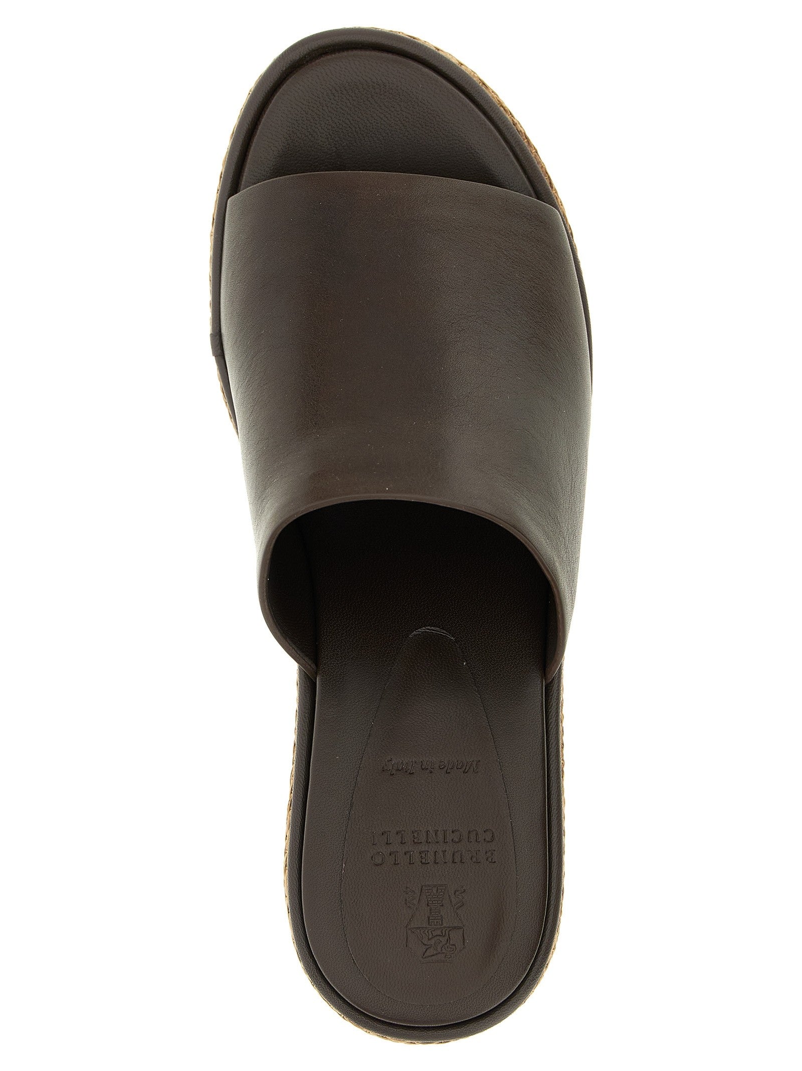 Brunello Cucinelli - Leather and raffia wedges leather-and-raffia-wedges_ef352087-8f17-4e02-87a8-8790b2d6ac7f