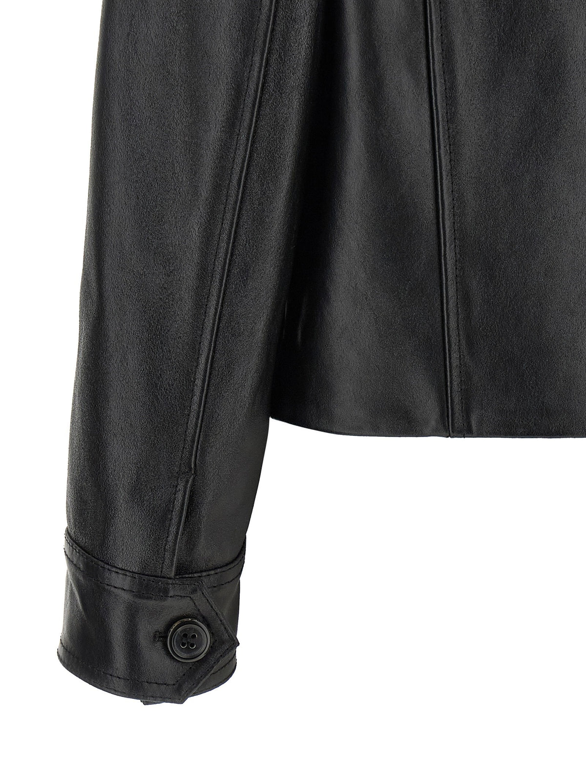 Marni - Leather and suede jacket