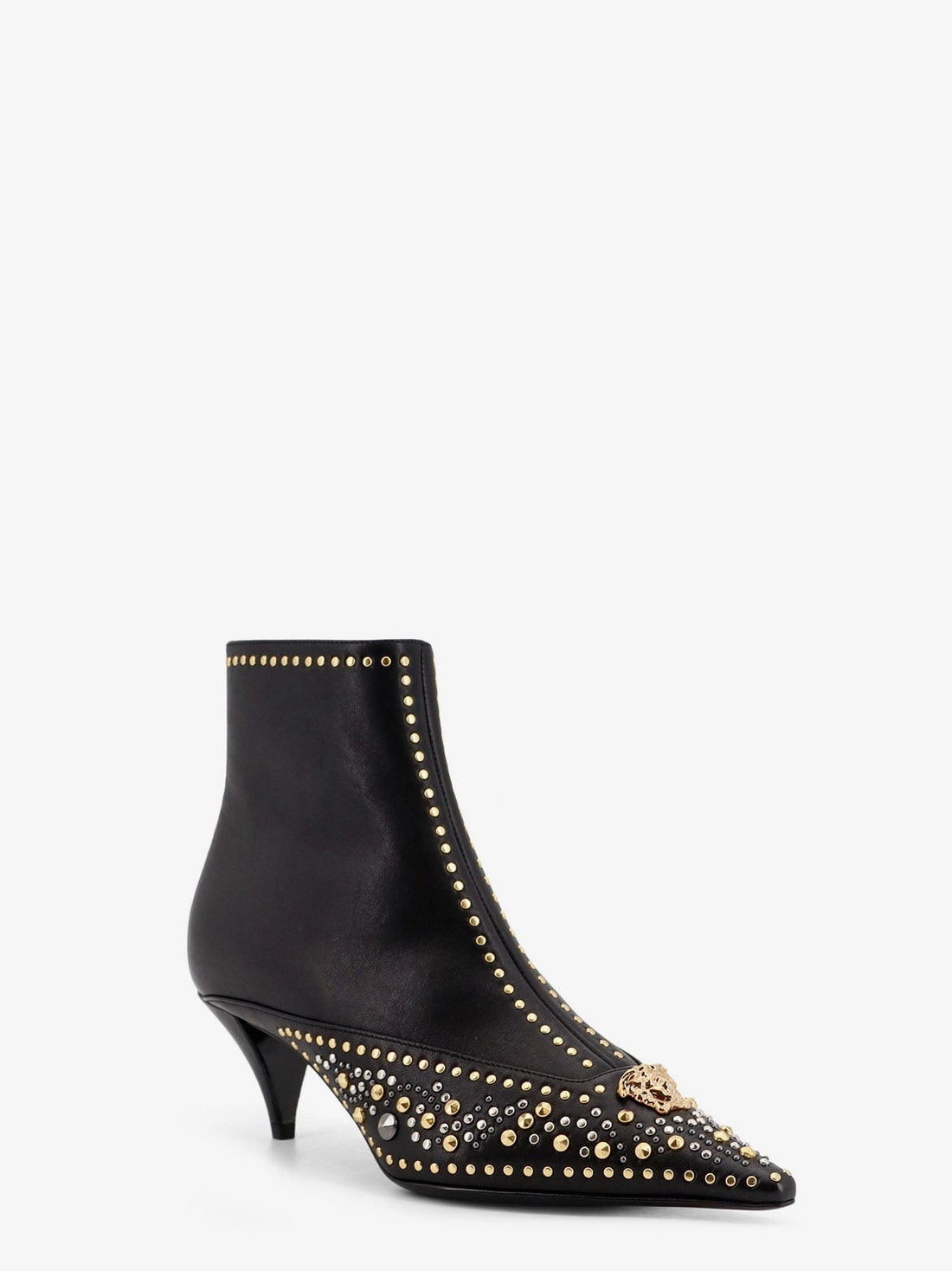 Leather ankle boots