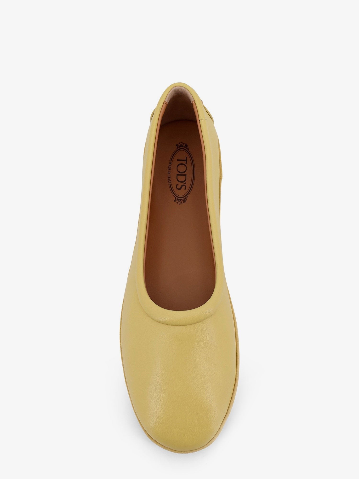 TOD'S - Leather ballerina with Gomminos detail on the back leather-ballerina-with-gomminos-detail-on-the-back_225f9c0e-70f5-441a-8334-471307f8c6a3