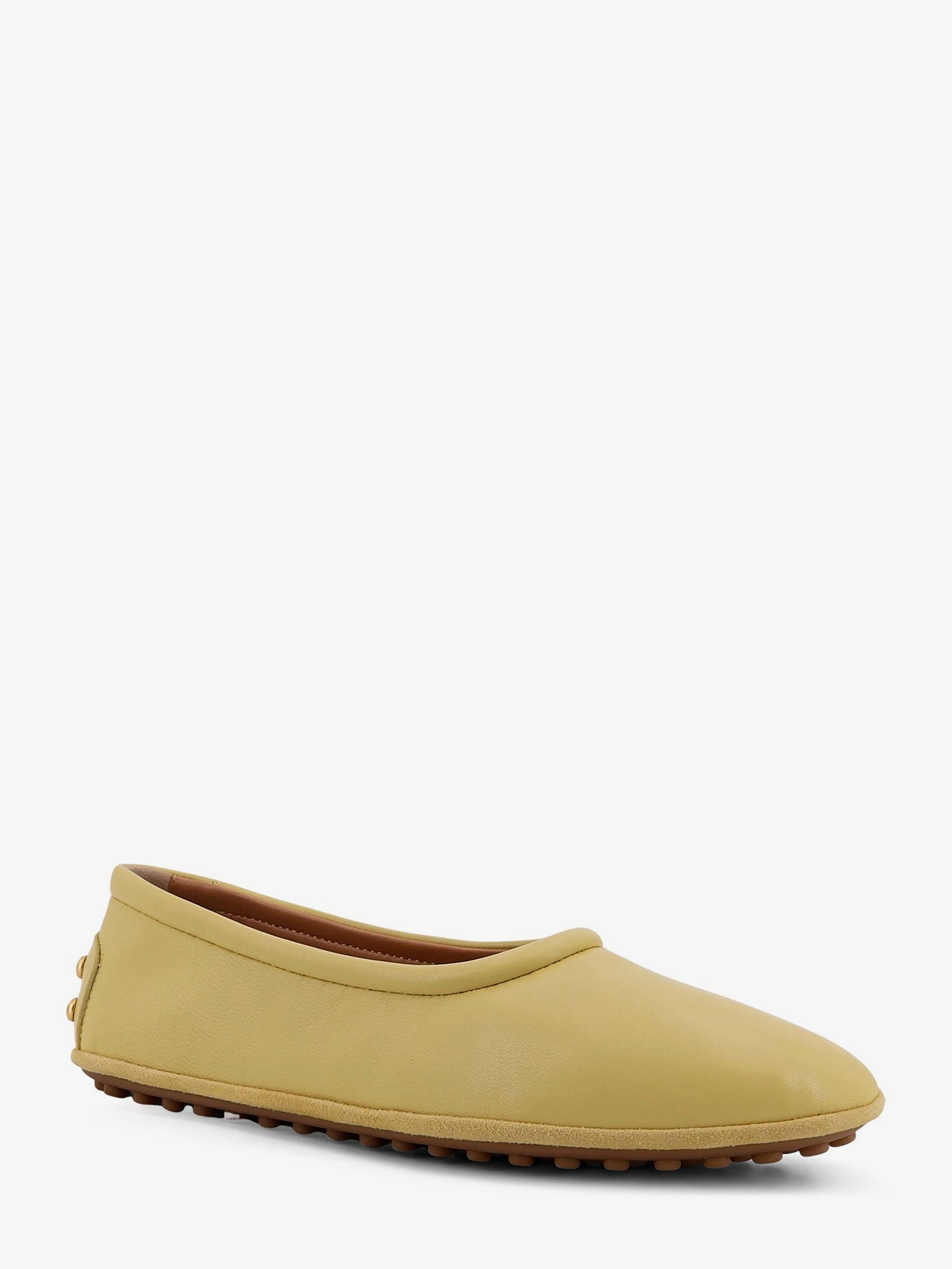 TOD'S - Leather ballerina with Gomminos detail on the back leather-ballerina-with-gomminos-detail-on-the-back_41fc8d29-6ac8-4c4d-825d-9a4eb5479485