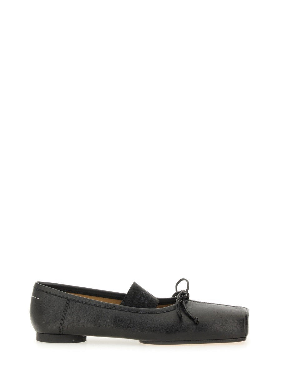 MM6 MAISON MARGIELA MM6 MAISON MARGIELA - LEATHER BALLERINA