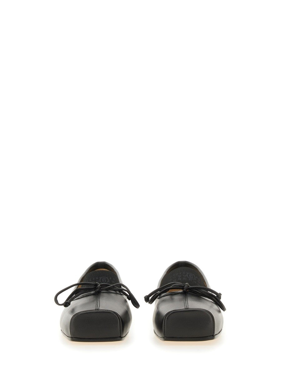 MM6 MAISON MARGIELA MM6 MAISON MARGIELA - LEATHER BALLERINA