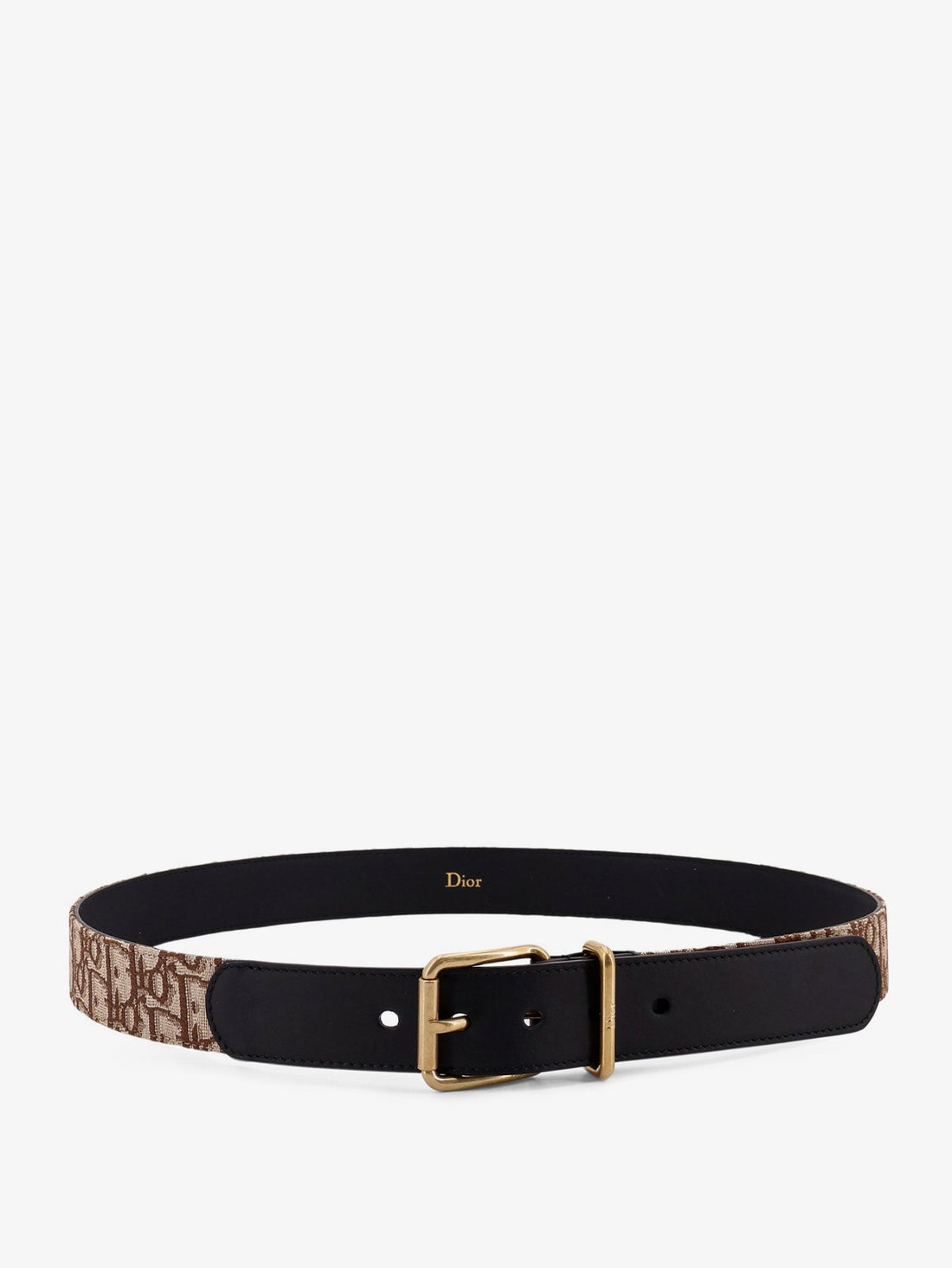 Dior - Leather belt with all-over Dior Oblique logo leather-belt-with-all-over-dior-oblique-logo_1a9b3a27-114b-42fb-8a8c-f62ef9313533