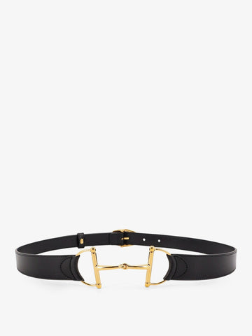 Leather belt with maxi metal Horsebit leather-belt-with-maxi-metal-horsebit_a8bf8446-570d-4cf8-8fa6-2851362a547d
