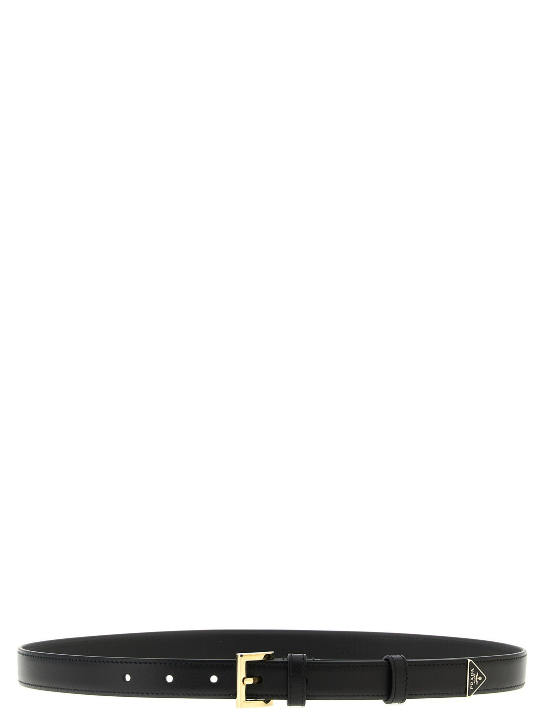 PRADA - Leather belt Black