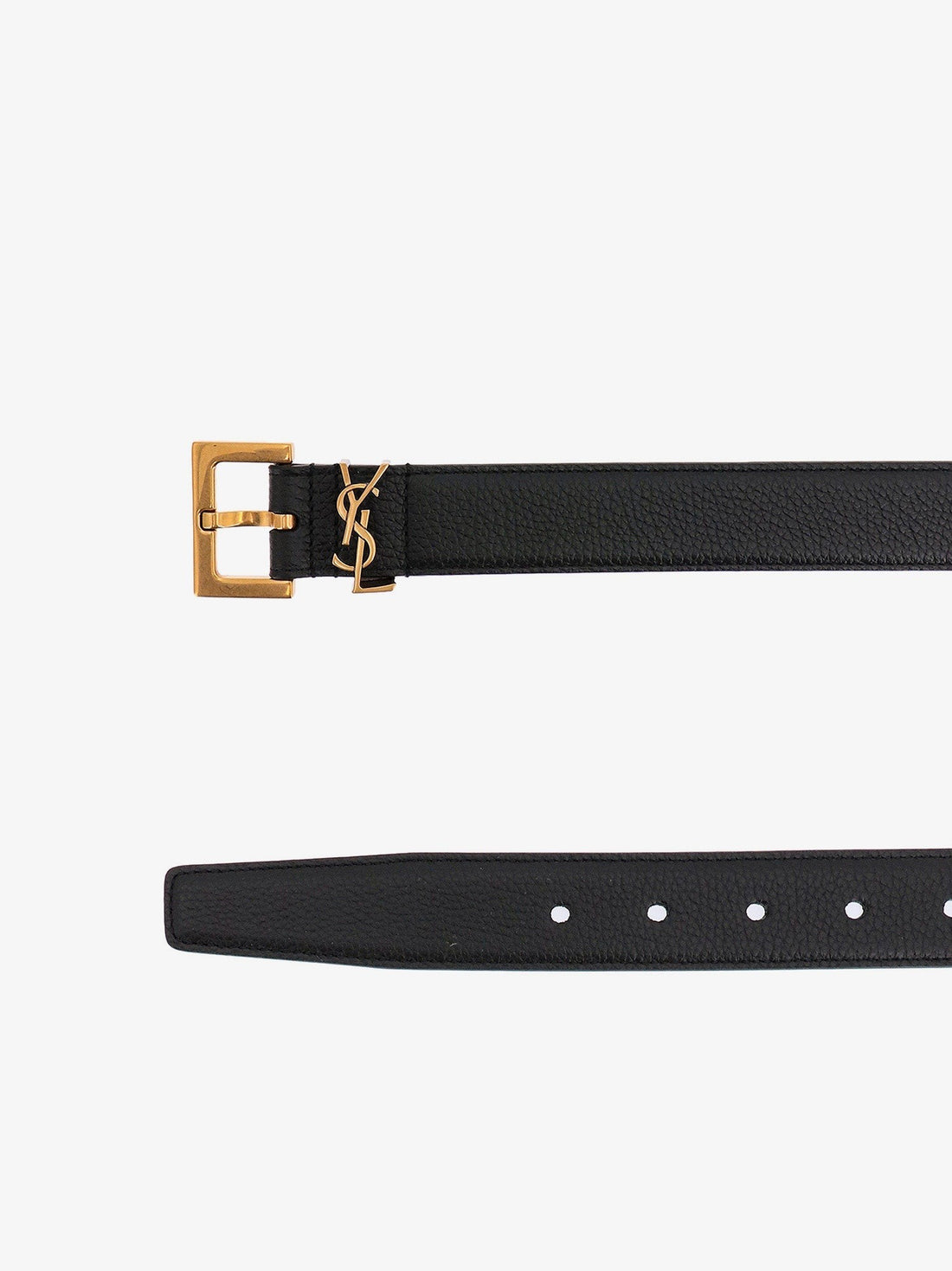 Saint Laurent - Leather belt leather-belt_9b67ab7f-6f6d-4f20-ad8a-e7c1f0664444