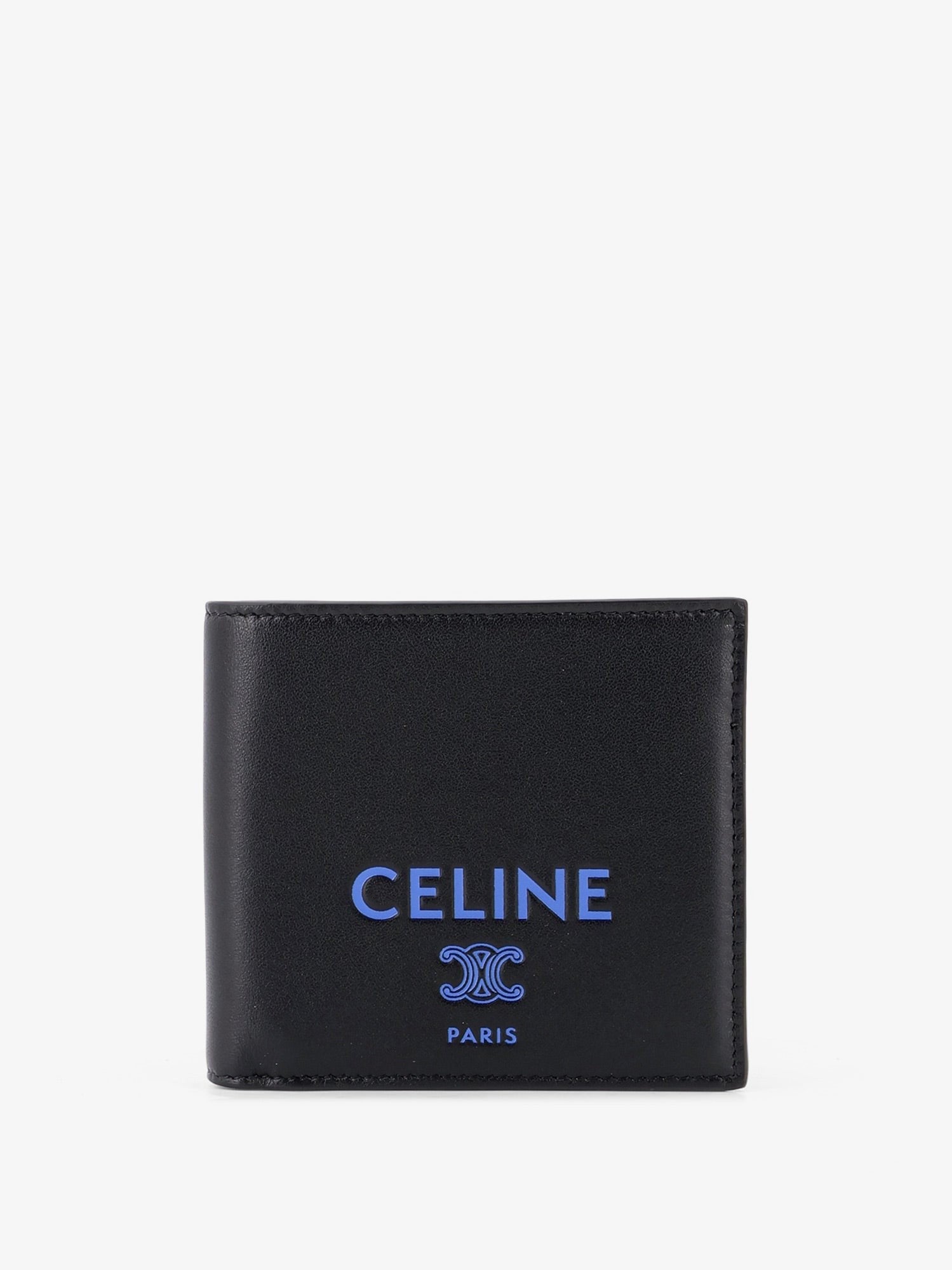 Celine - Leather bi-fold wallet