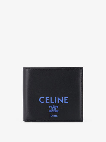 Celine - Leather bi-fold wallet