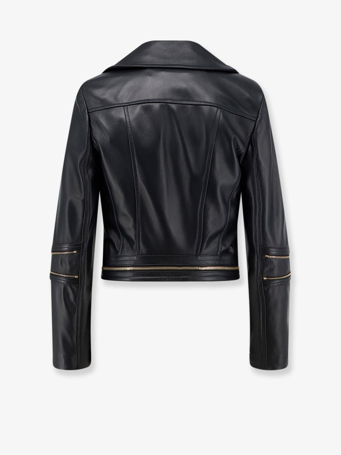 Elisabetta Franchi - Leather biker jacket leather-biker-jacket