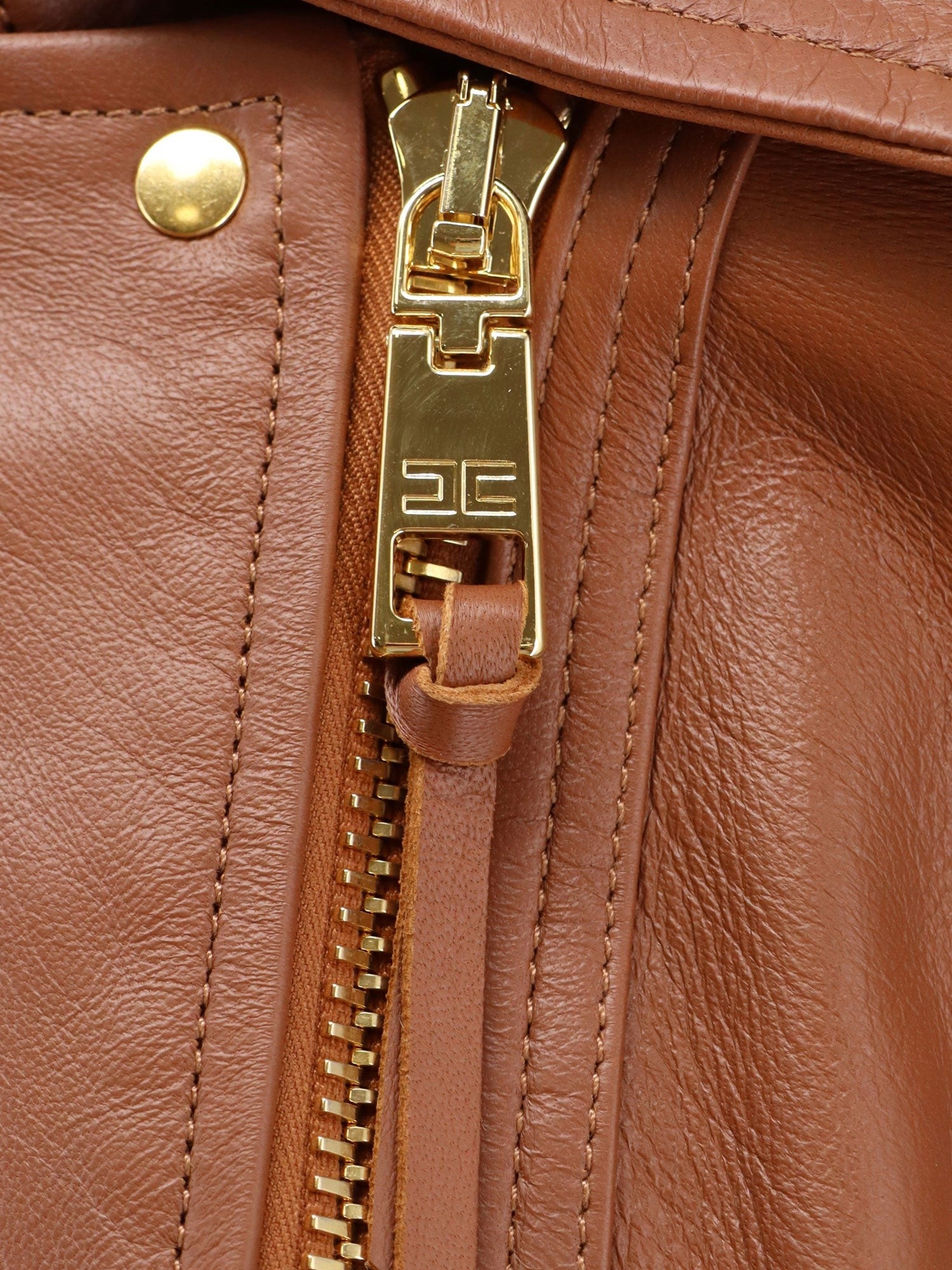 Elisabetta Franchi - Leather biker jacket leather-biker-jacket_a835b104-94e1-4bbc-aa36-ee7833cd42f5