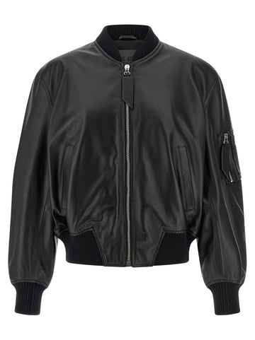 The Attico - Leather bomber jacket leather-bomber-jacket_1d1ec6ee-ff64-4a9e-a892-0b1b87387a24