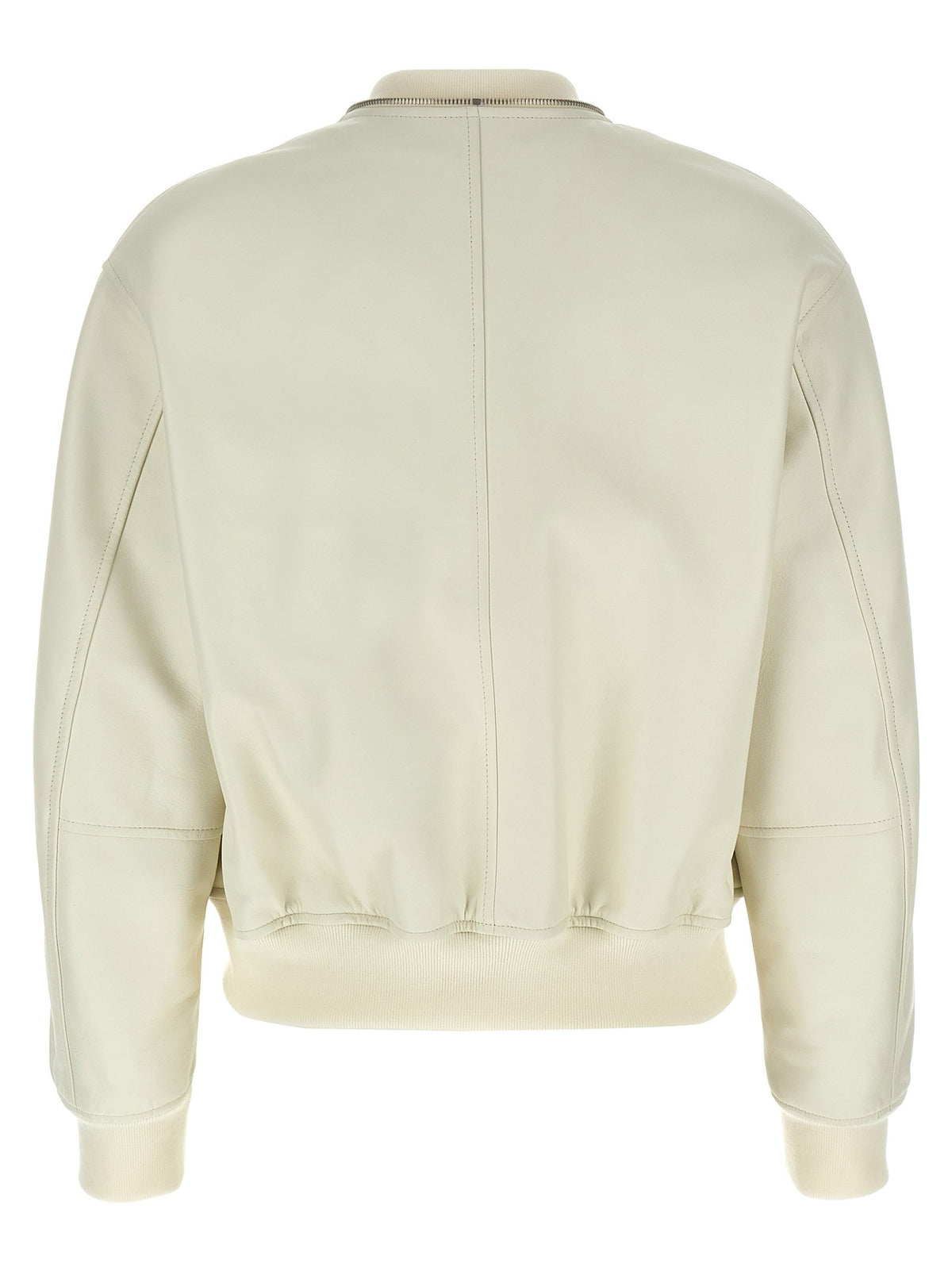 JIL SANDER - Leather bomber jacket leather-bomber-jacket_7c03f670-a921-40ee-946e-f8010bda3417