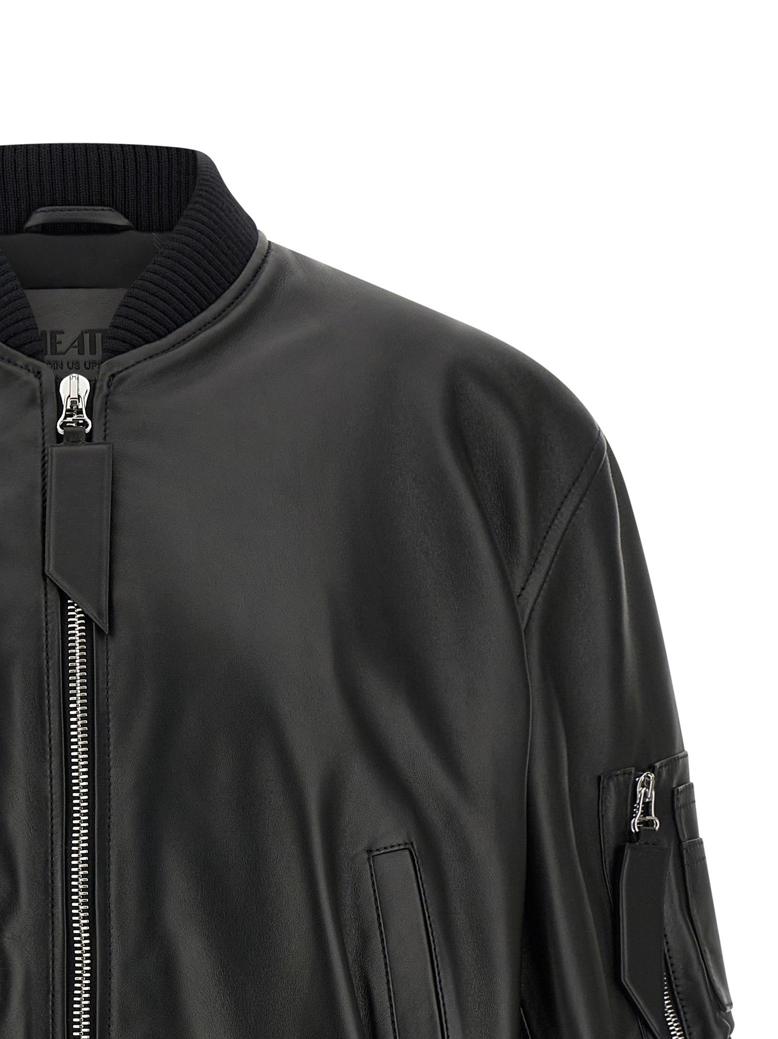 The Attico - Leather bomber jacket leather-bomber-jacket_f9612c0b-877b-4daa-8a14-9739998c0c37