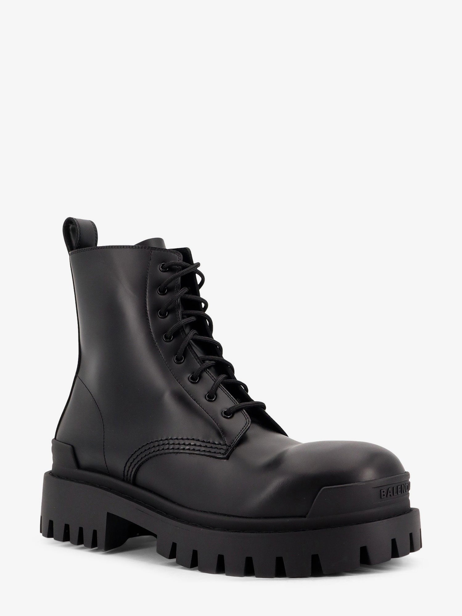 Balenciaga Balenciaga - Leather boots with maxi rubber sole