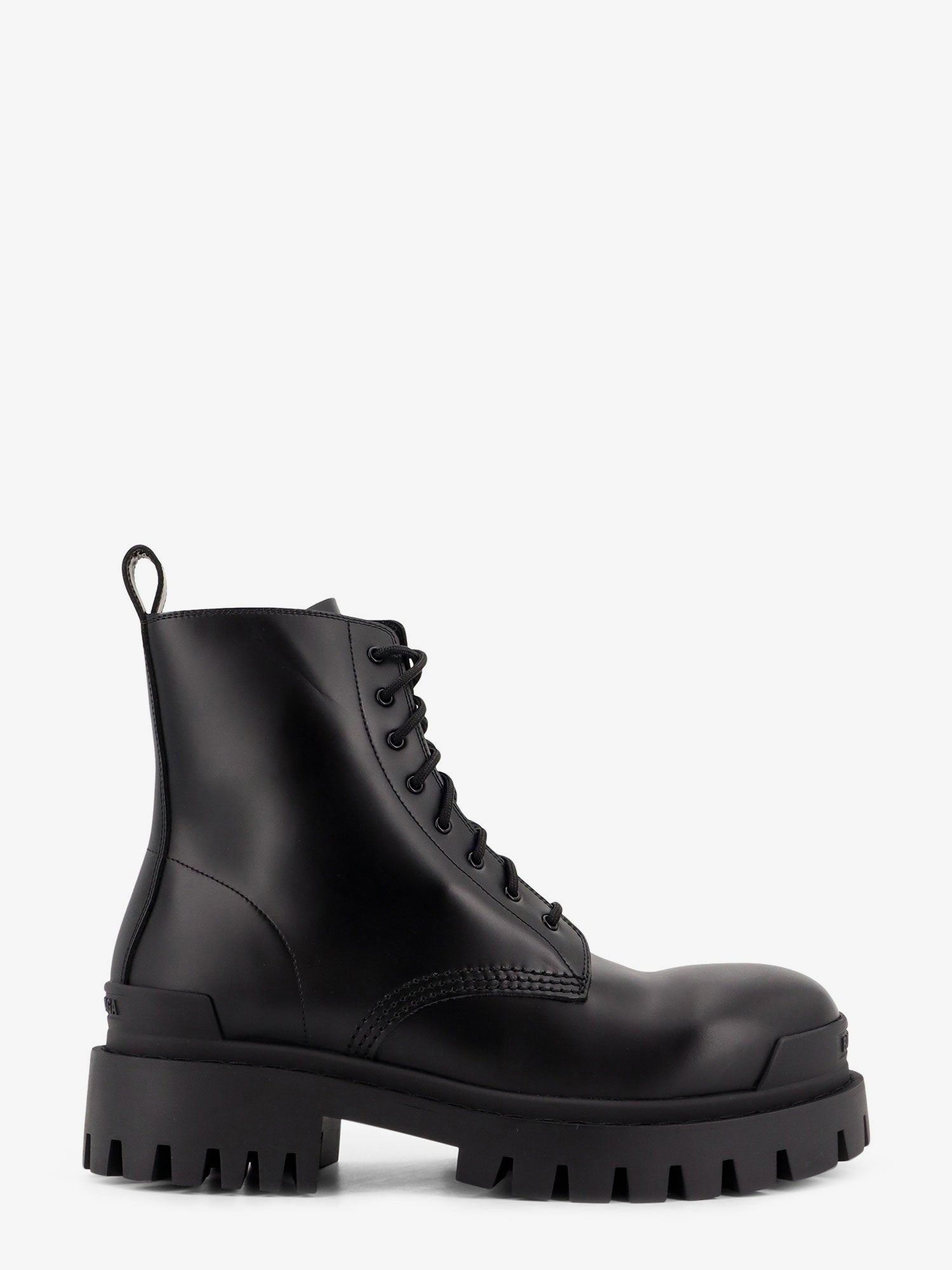 Balenciaga Balenciaga - Leather boots with maxi rubber sole