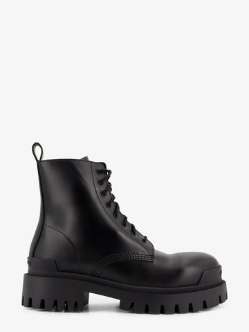 Balenciaga Balenciaga - Leather boots with maxi rubber sole