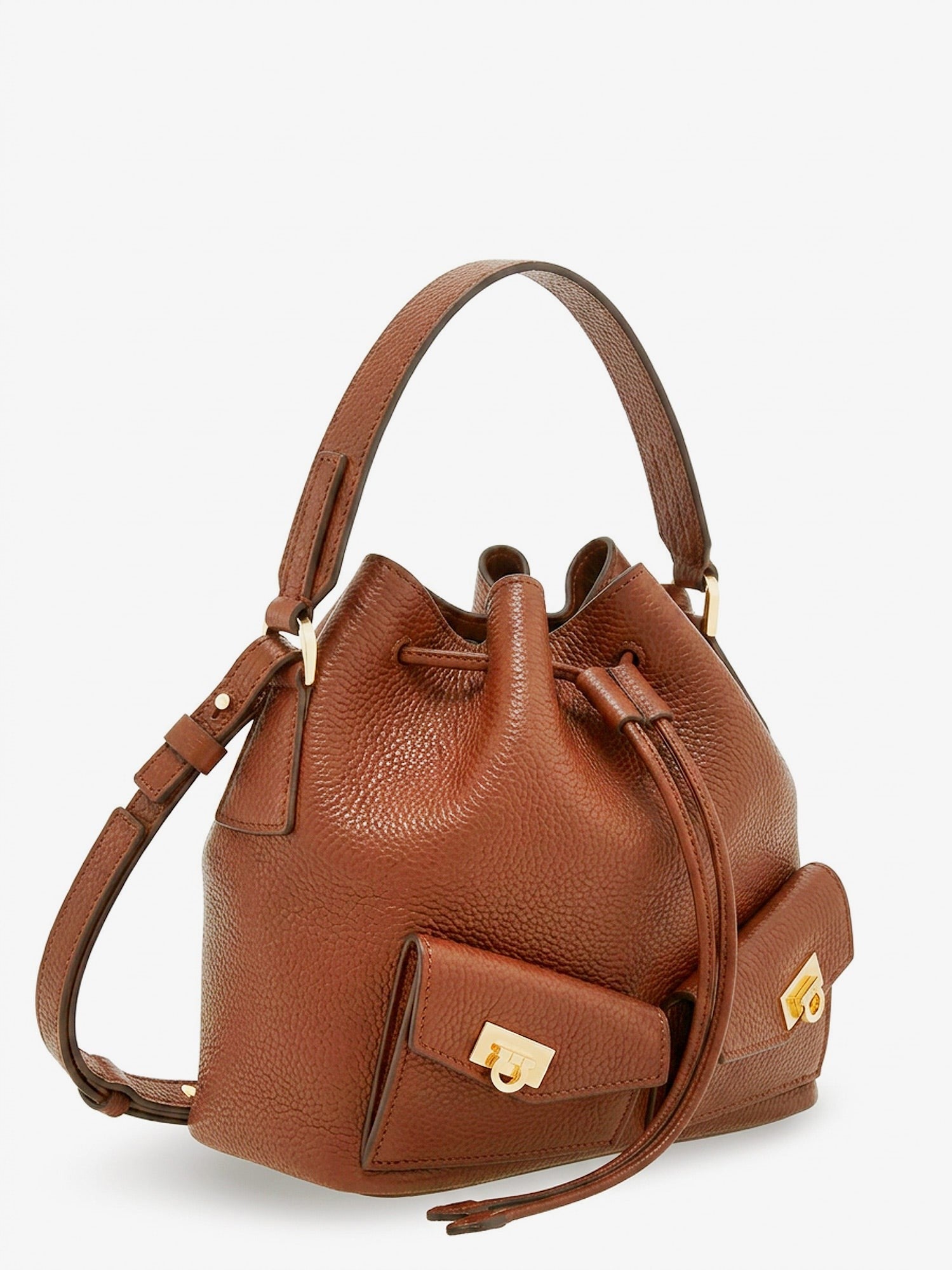 Ferragamo - Leather Bucket Bag