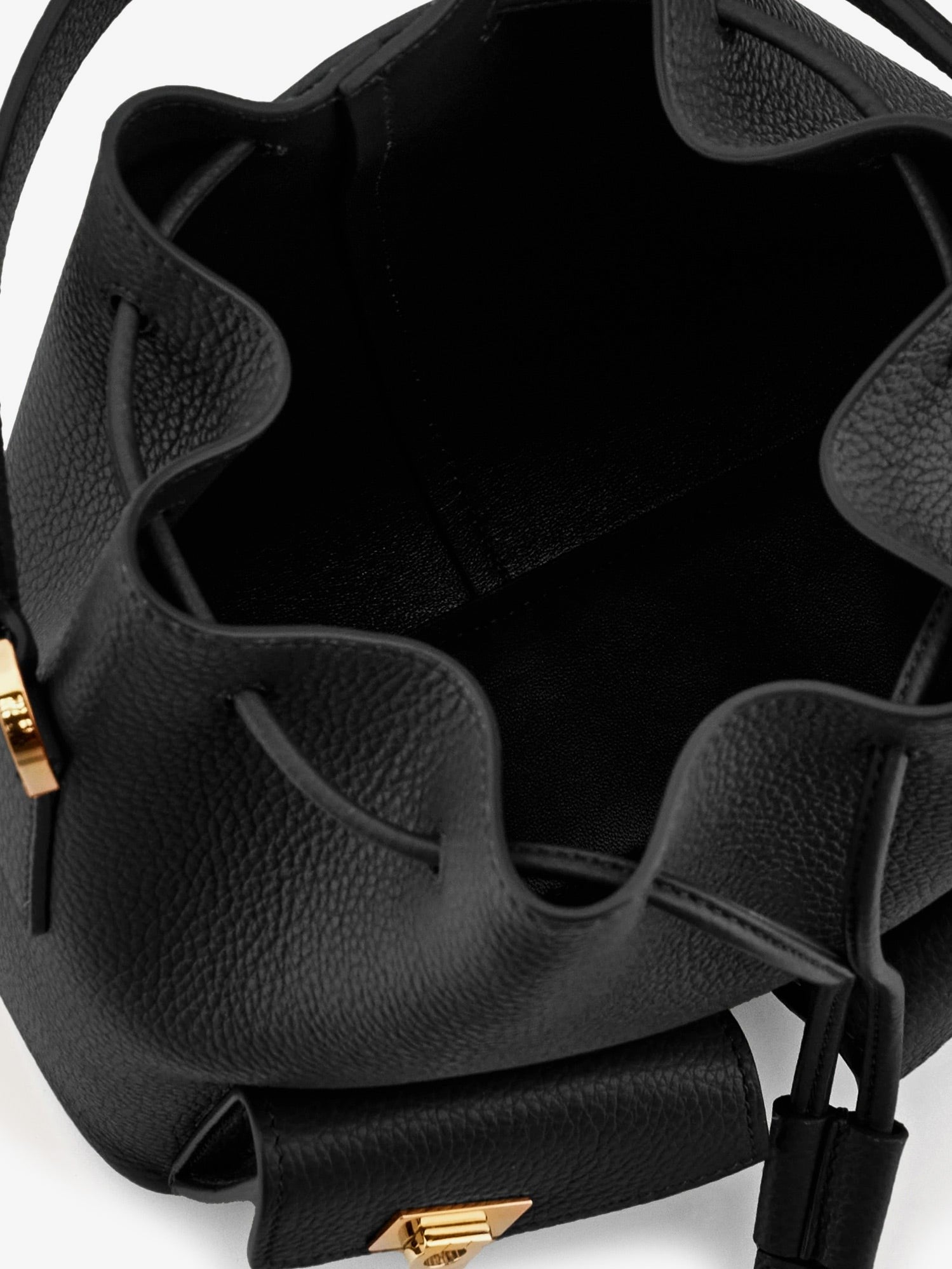 Ferragamo - Leather bucket bag