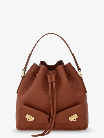 Ferragamo - Leather Bucket Bag