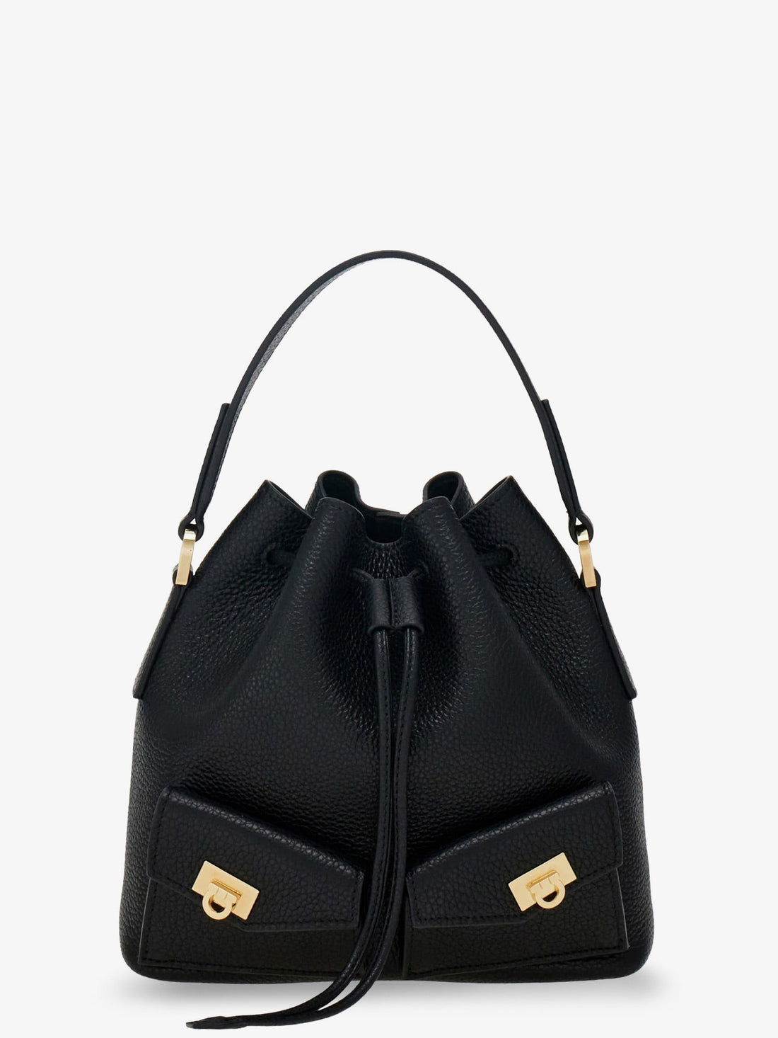 Ferragamo - Leather bucket bag leather-bucket-bag_cbc358fe-338d-4853-938f-87cff6c0abc4