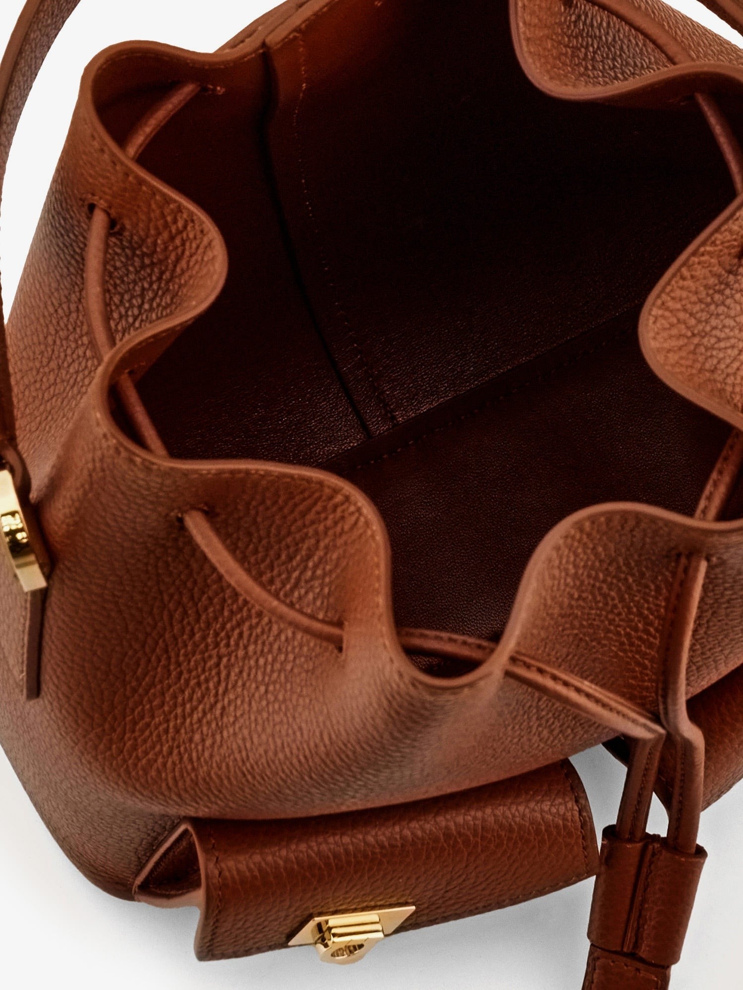 Ferragamo - Leather Bucket Bag