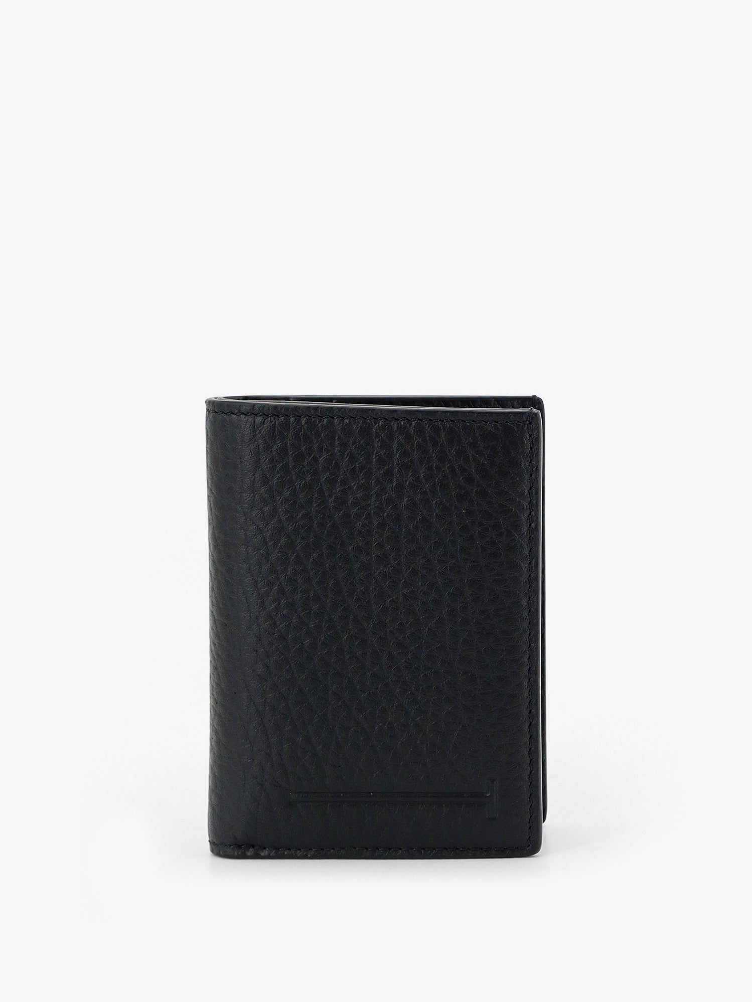 TOM FORD TOM FORD - Leather card holder with embossed logo