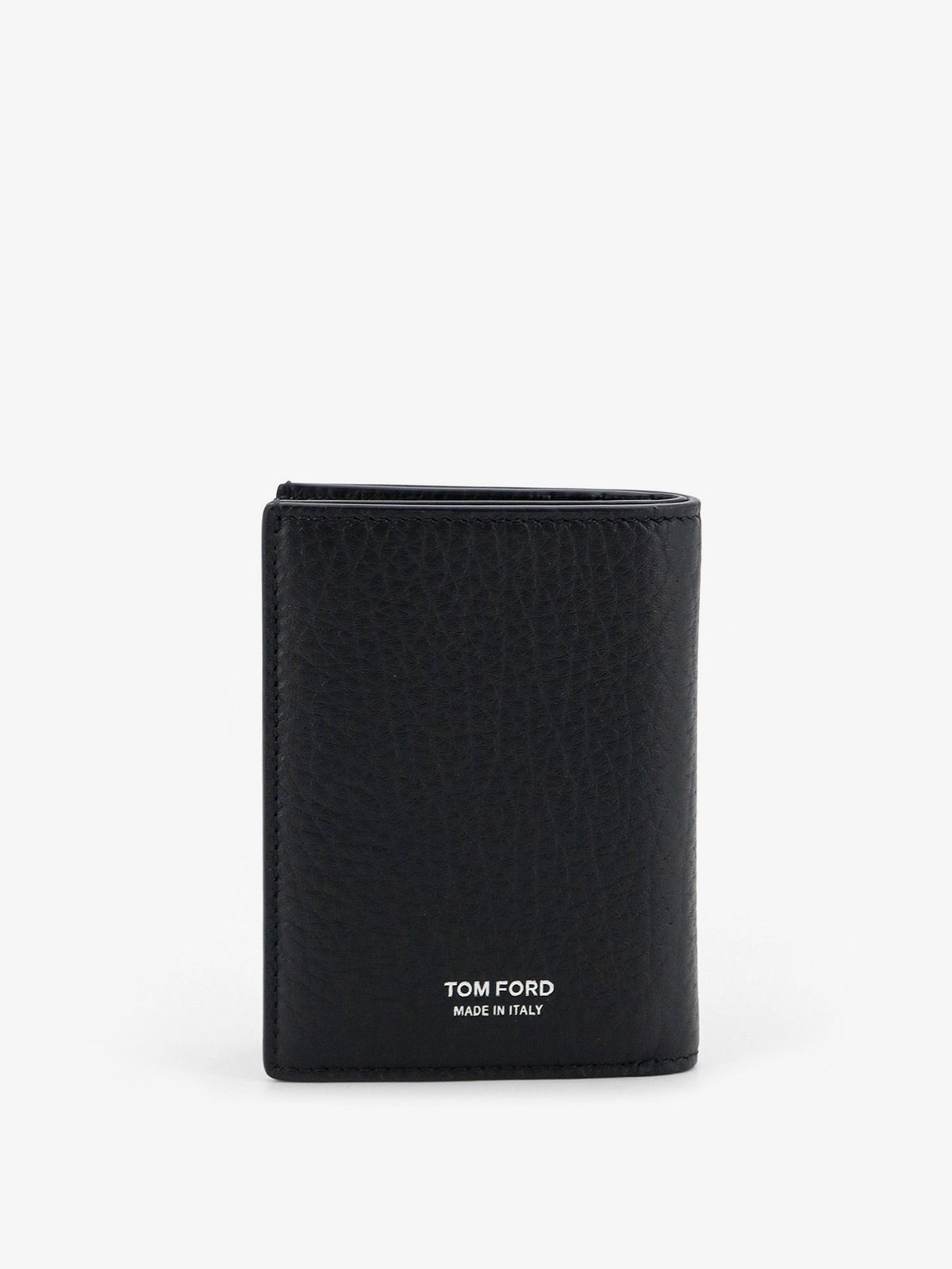 TOM FORD - Leather card holder with embossed logo