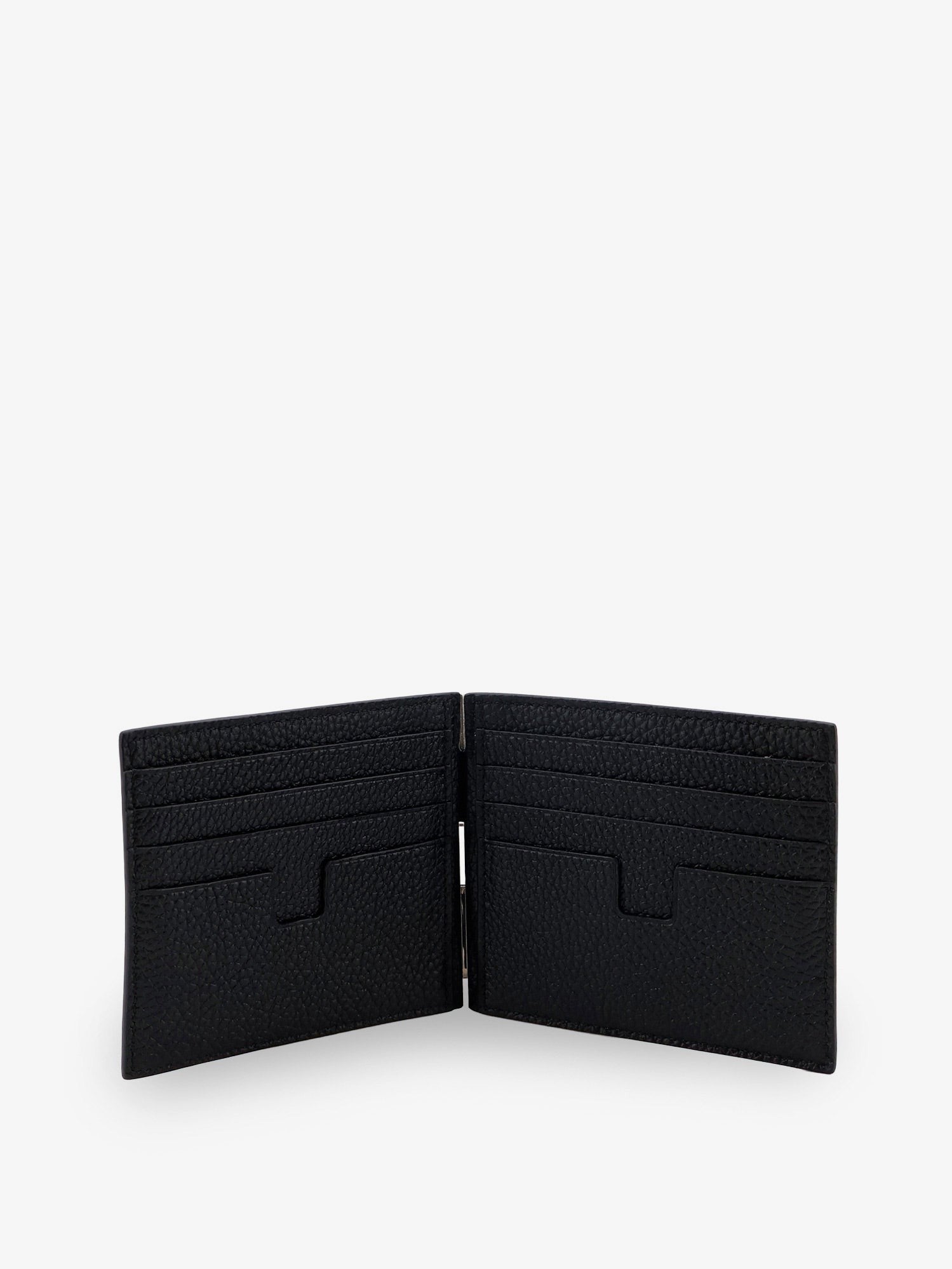TOM FORD - Leather card holder with front logo leather-card-holder-with-front-logo