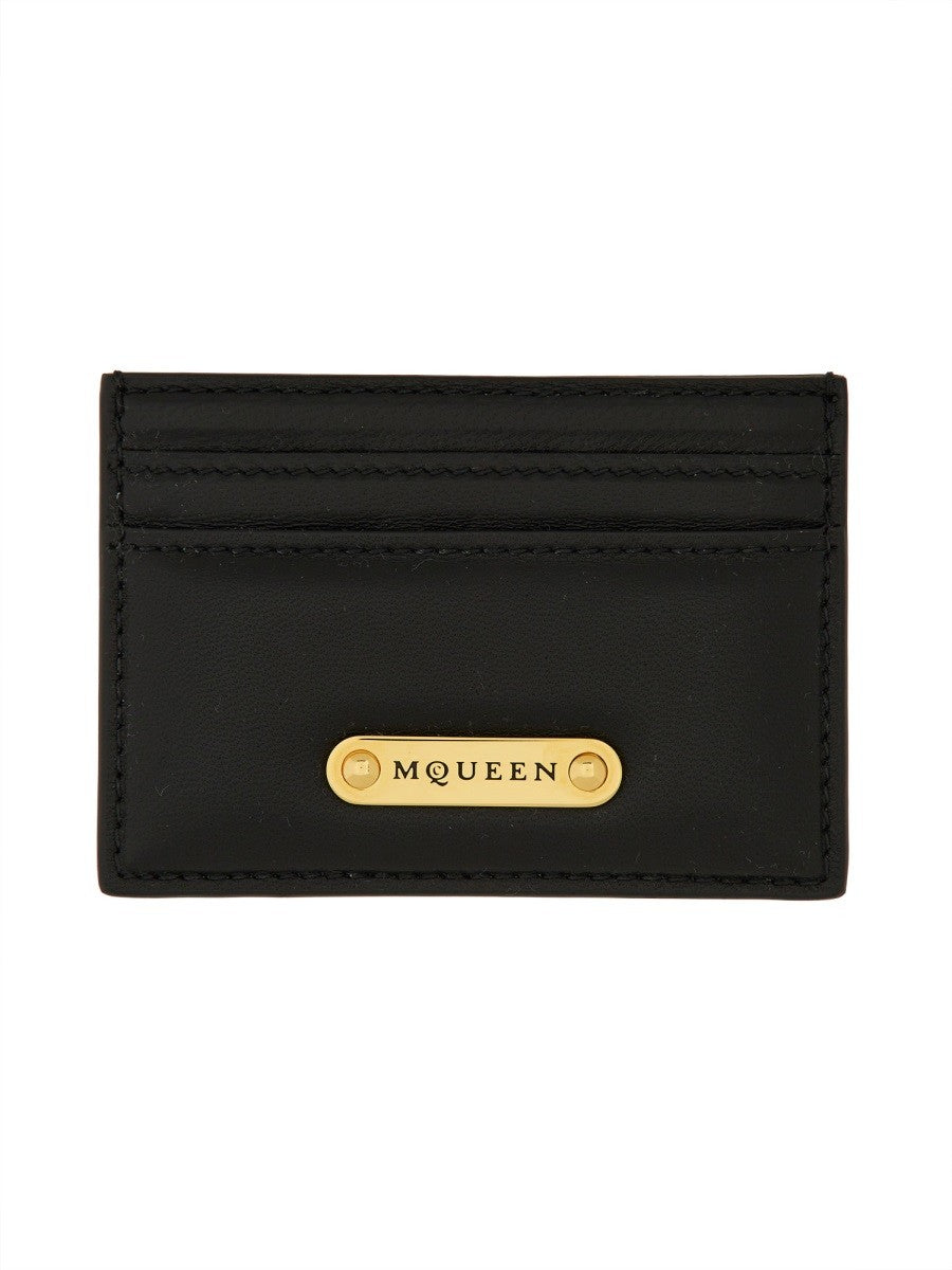 Alexander McQueen Black Leather Card Holder leather-card-holder_408a0aae-3577-45f4-8b3e-e5e4f860a203