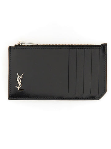 Saint Laurent - Leather Card Holder - Black II leather-card-holder_b5d20566-7ea6-4255-a652-d387fec67f2c