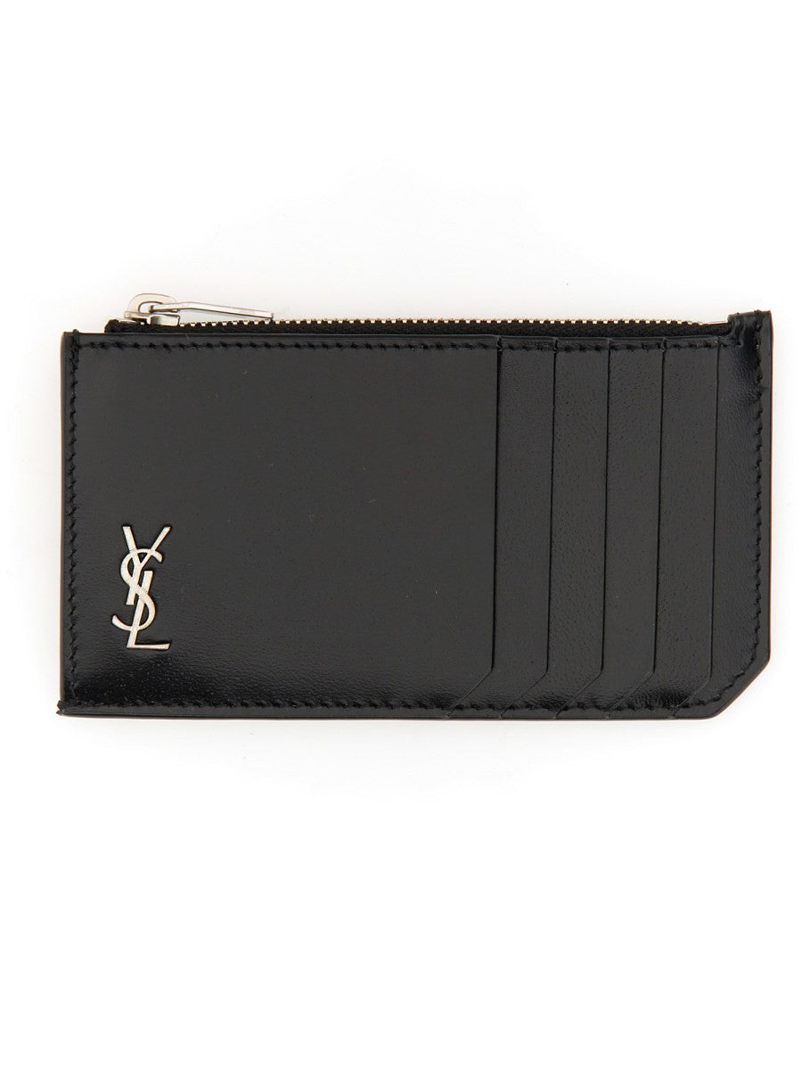Saint Laurent - Leather Card Holder - Black II leather-card-holder_b5d20566-7ea6-4255-a652-d387fec67f2c