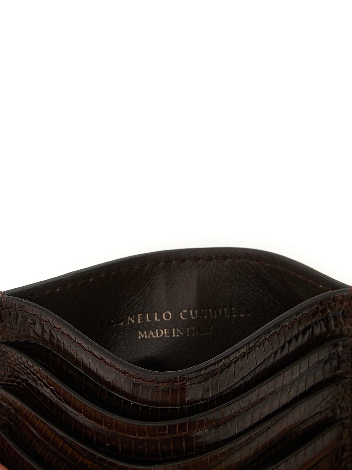 Brunello Cucinelli - Leather cardholder