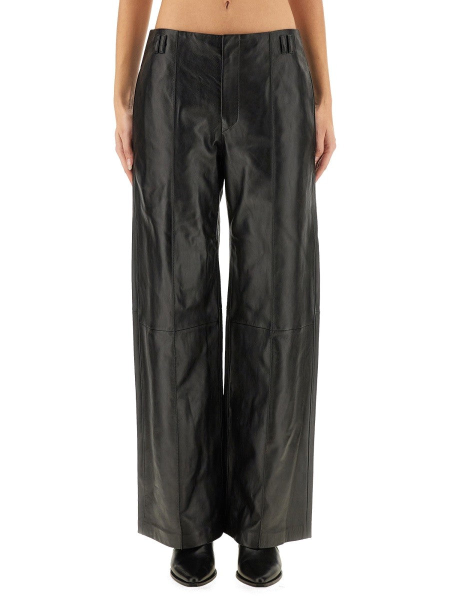 LEATHER "CIARRA" PANTS