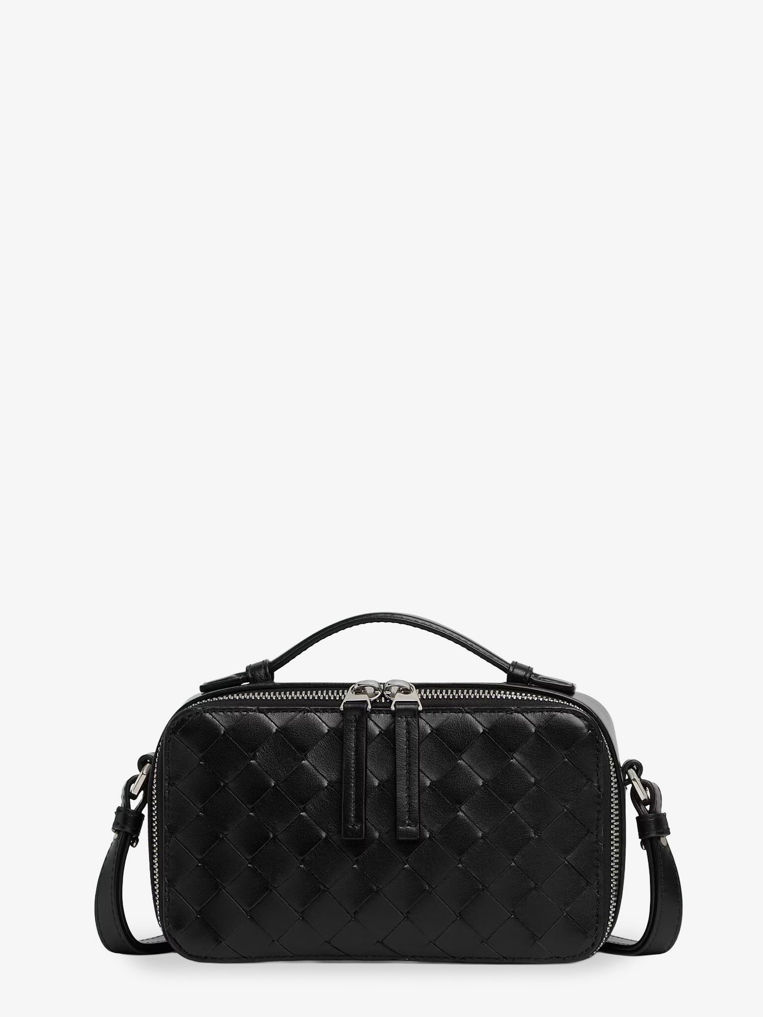Bottega Veneta Leather clutch bag with Intrecciato motif