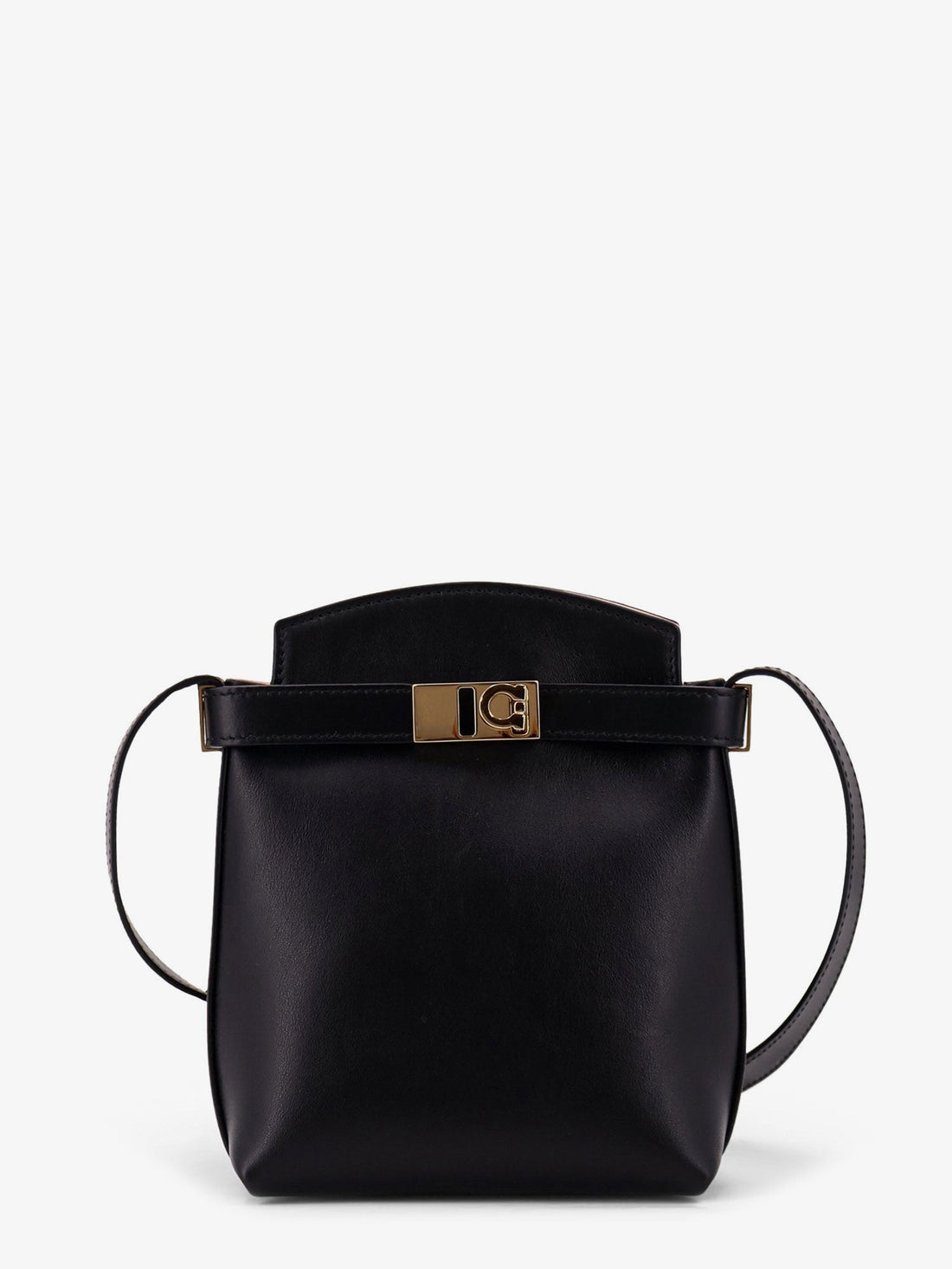 Ferragamo Leather crossbody bag with Gancini detail