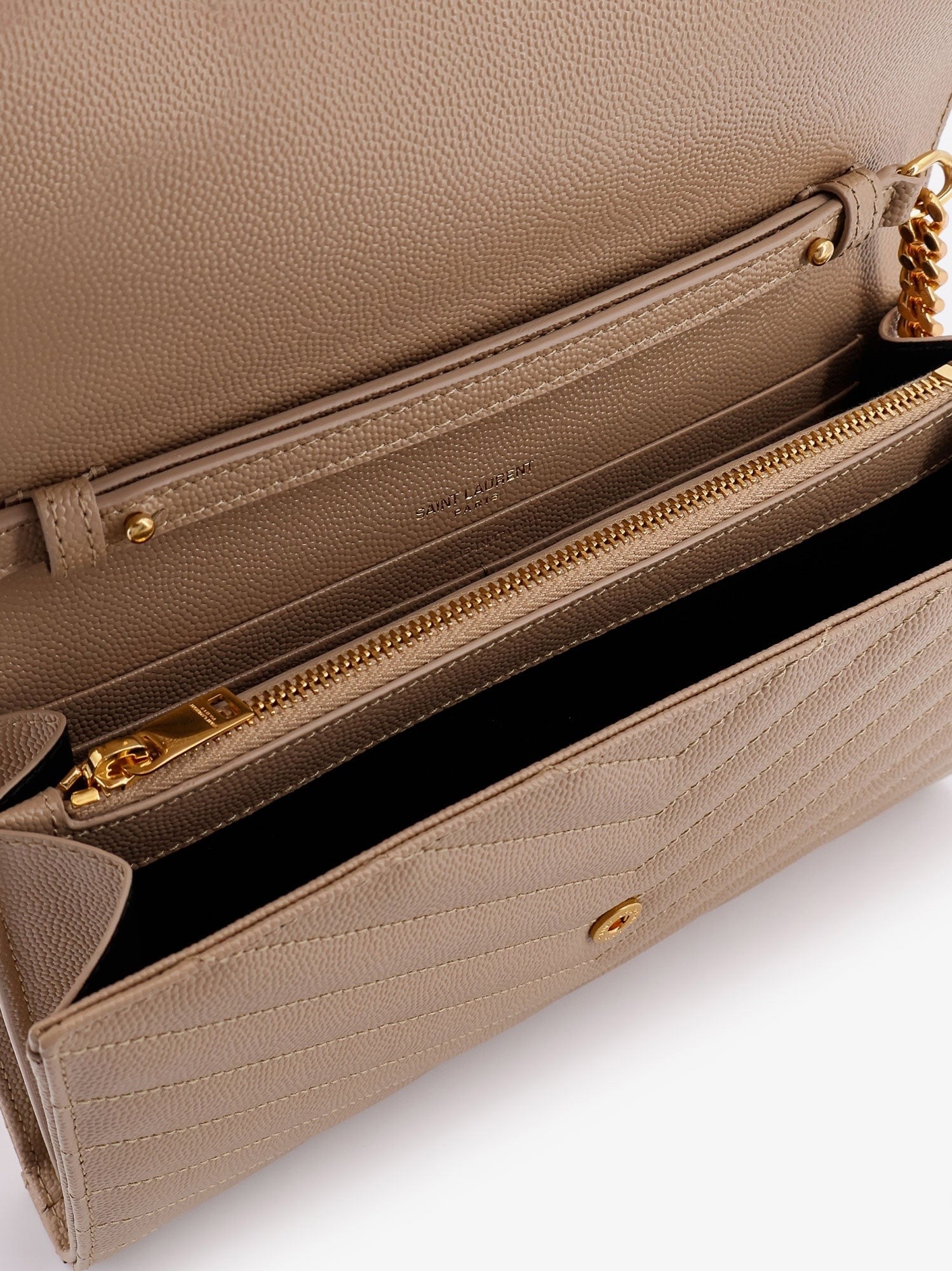 Leather crossbody bag with metal Cassandra logo