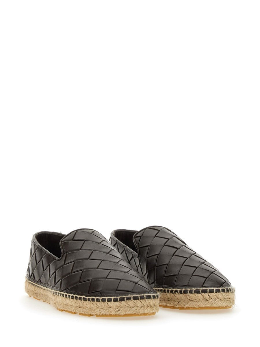 LEATHER ESPADRILLE