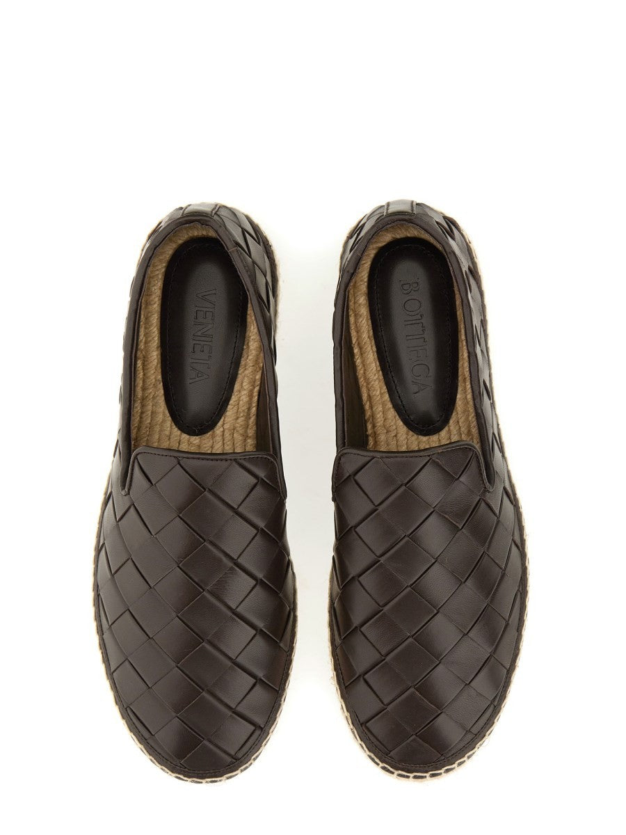 LEATHER ESPADRILLE