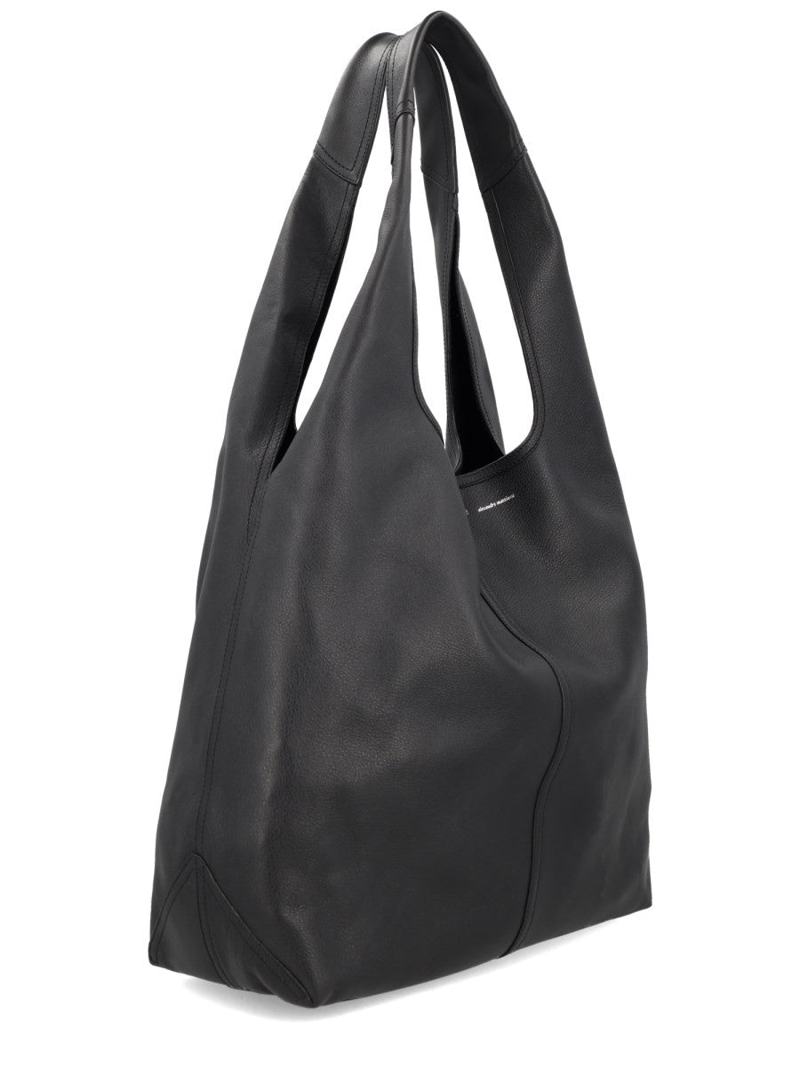 LEATHER "ETIENNE" TOTE Unisex