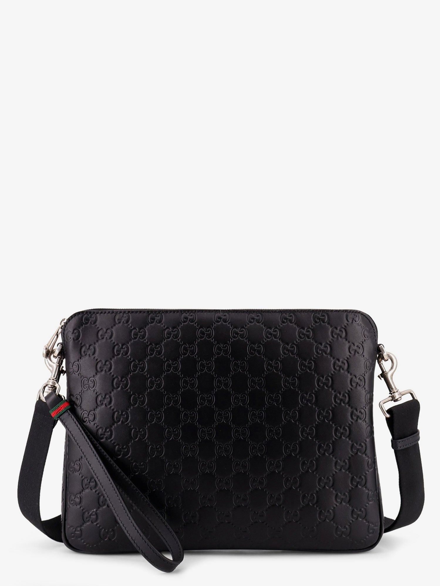 Leather GG Emblem crossbody bag with embossed GG motif