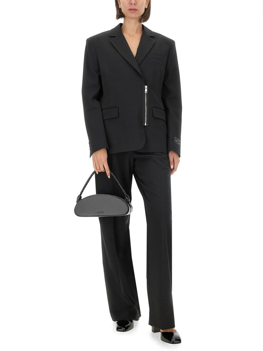 msgm LEATHER HANDBAG