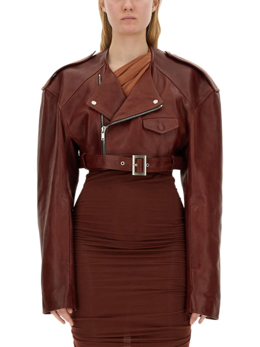 RICK OWENS - LEATHER JACKET leather-jacket