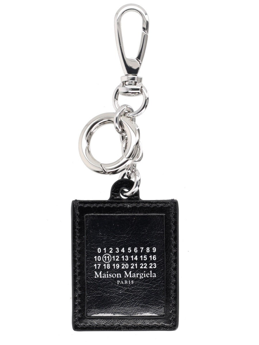 Maison Margiela - Leather Keychain - Black leather-keychain_1863ac8d-08a0-41ff-8829-d49ac0297ee1