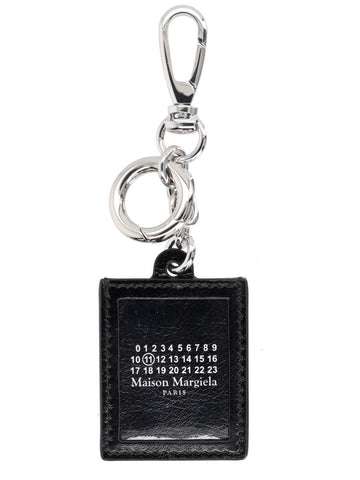 Maison Margiela - Leather Keychain - Black leather-keychain_1863ac8d-08a0-41ff-8829-d49ac0297ee1