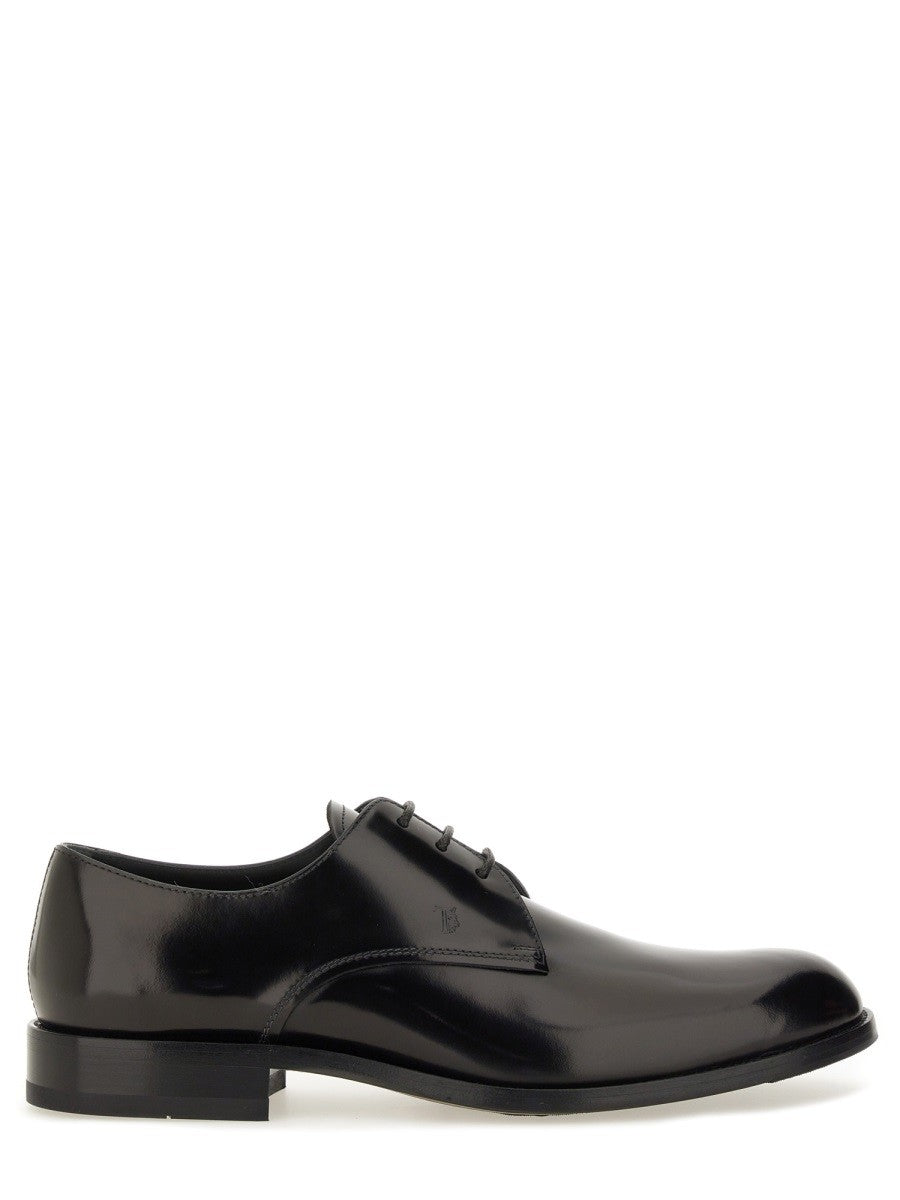 LEATHER LACE-UP DERBY SHOE leather-lace-up-derby-shoe