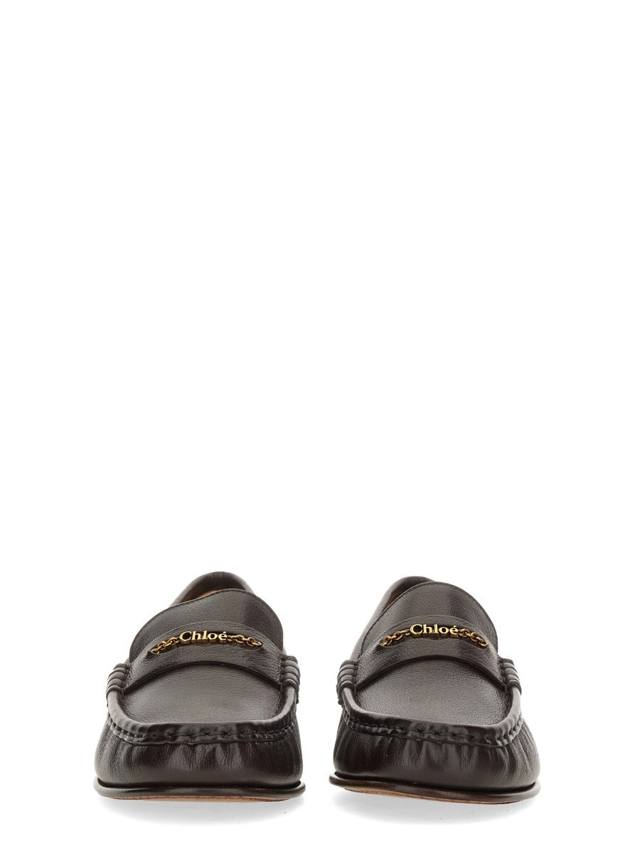 CHLOÉ - LEATHER LOAFER