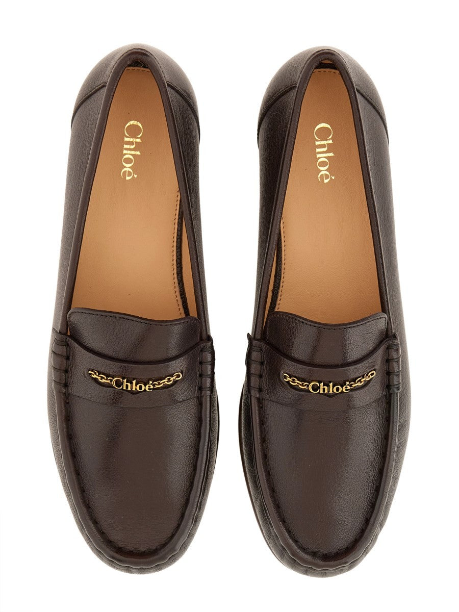 CHLOÉ - LEATHER LOAFER